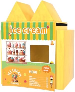 Play Panel for Kids Play Couch Foam Sofa Childrens Home Play Modular Couch (Sofa not Included) - Ice Cream Store - Image 4
