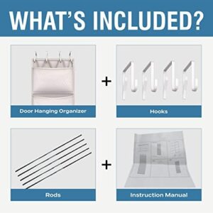 The Original Stuffed Animal Storage (Patented) - Over Door Organizer for Stuffies, Baby Ideas Holder, Toy Plush Storage/Hammock Hanging Storage Net Big Girls Toddler Large Bag Animals Stuffy Behind - Image 5