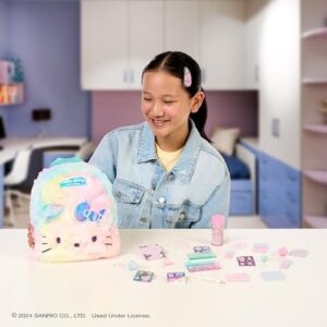 REAL LITTLES - Hello Kitty 50th Anniversary Big Backpack, Hello Kitty and Friends, Backpacks with 20 Hello Kitty Working Collectible Surprises Inside! 7.09w x 3.15d x 9.25h Inches - Image 2