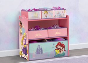 Delta Children Design & Store 6 Bin Toy Storage Organizer, Disney Princess - Image 5