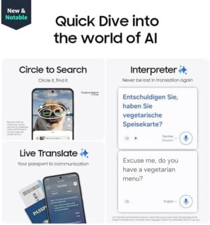 SAMSUNG Galaxy S24 FE AI Phone, 256GB Unlocked Android Smartphone, High-Res 50MP Camera, Long Battery Life, Brighter Display Screen, US Version, 2024, US 1 Yr Manufacturer Warranty, Blue - Image 4