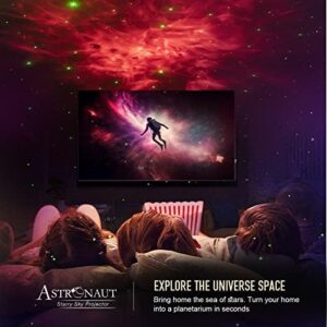 Mooyran Night Light Projector - Cool Stuff Tiktok Trend Items, Galaxy Star Astronaut Space Ceiling Projector, Led Lights for Bedroom Accessories Kids Room Decor, Starry Nebula Lamp - Image 6