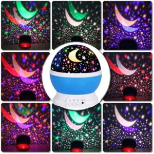 Star Night Light Projector for Kids' Room - Glow in the Dark Stars, Christmas & Birthday Gift, Sensory Light Lamp for Kids' Room Decor - Image 2