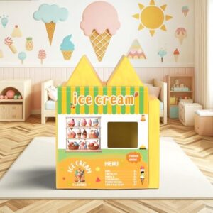 Play Panel for Kids Play Couch Foam Sofa Childrens Home Play Modular Couch (Sofa not Included) - Ice Cream Store - Image 2