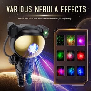 Mooyran Night Light Projector - Cool Stuff Tiktok Trend Items, Galaxy Star Astronaut Space Ceiling Projector, Led Lights for Bedroom Accessories Kids Room Decor, Starry Nebula Lamp - Image 2