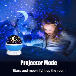Star Night Light Projector for Kids' Room - Glow in the Dark Stars, Christmas & Birthday Gift, Sensory Light Lamp for Kids' Room Decor - Image 3