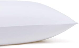 Amazon Basics - 4 Piece Microfiber Lightweight Wrinkle-free Breathable Bed Sheet Set, Super Soft Easy Care, 14" Deep Pockets, Queen, Bright White, Solid - Image 5