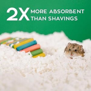 carefresh 99% Dust-Free White Natural Paper Small Pet Bedding with Odor Control, 23 L - Image 6