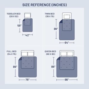 Jay Franco Bluey Queen Size Comforter Set - 7 Piece Bedding Includes Sheet Set & Pillow Covers - Super Soft Cozy Striped Bedding - Image 7