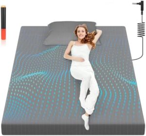Grounding Sheet, 90% Organic Cotton+10% Pure Silver Organic Fitted Grounded Sheet for Improved Sleep, Pain Relief - Earth Connected Bedding (Gray, Twin XL (39.1 * 80.1 * 15 inch))