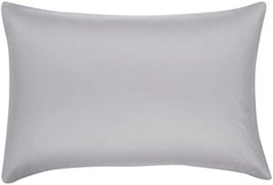 Amazon Basics Full/Queen Comforter Set with Sheets, 7-Piece Gray Calvin Stripe Bedding, Lightweight Microfiber Bed-in-a-Bag, Striped - Image 3