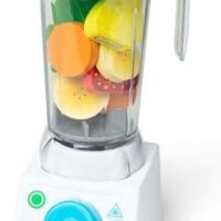 Melissa & Doug Smoothie Maker Blender Set with Play Food - 22 Pieces