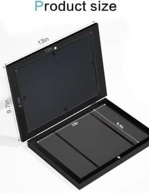 Orionstar Kids Art Frames, Artwork Picture Frames Changeable with Stand, Front Opening Picture Display Frames Holds 100 Paper Pcs, Artwork Display Storage Frames for Children, Desk, Home and Office, - Image 2