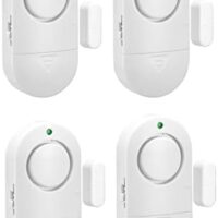 Door Window Alarm, 4 Pack 120DB Pool Alarm for Door, Home Security for Kids Safety