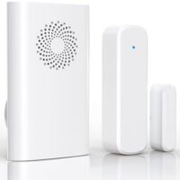 Wireless Door Sensor Chime, Door Open Alarm When Entry Business/Office/Store (500ft Range 51 Ringer Adjustable Volume) Home Alert Bell for Kid/Toddler Safety