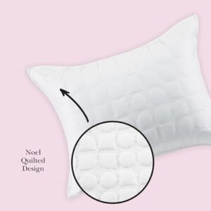 kate spade new york Noel King Quilt Bedding Set, 200 Thread Count and 100% Cotton Cover, All Season 3 Piece Reversible Bedding Set, Machine Washable, Marshmallow - Image 3