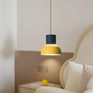 Modern Industrial Pendant Light Macaron Color Barn Style Mid Century Hanging Light Fixture with Aluminum Shade Chandelier Nordic Colorful Ceiling Pendant Lights for Dining Room Kitchen - Image 6