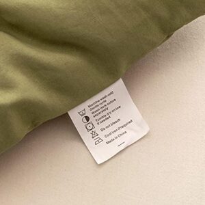 ROSGONIA Queen Comforter Set Olive Green, 3pcs Bedding Sets Queen (1 Boho Olive Comforter & 2 Pillowcases), All Season Lightweight Blanket Quilt - Image 8