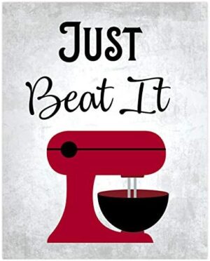 80s Music Songs Retro Vintage Inspirational Kitchen Wall Art Dining Room Cafe and Restaurant Decor Red Black Gray and White Baking Prints Posters Signs Sets Retro Home Decorations Funny Sayings - Image 6