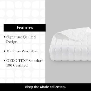 kate spade new york Noel King Quilt Bedding Set, 200 Thread Count and 100% Cotton Cover, All Season 3 Piece Reversible Bedding Set, Machine Washable, Marshmallow - Image 2