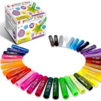 TBC The Best Crafts Paint Sticks,36 Classic Colors, Washable Paint, Non-Toxic, Tempera Paint Sticks for Kids and Students
