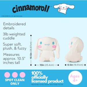 Franco Kids Bedding Super Soft Calming 3Lb Weighted Cuddle Buddy, Comfort Pillow, Cinnamoroll - Image 2