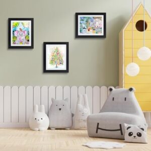 Golden State Art 10x12.5 Kids Art Frames Front-Opening Great for Kids Drawings, Artworks, Children Art Projects, Schoolwork, Home or Office (Black Set of 2) - Image 6