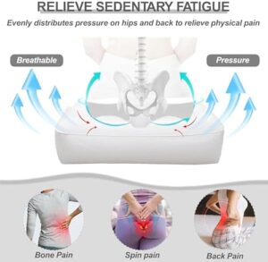 17'' x 16'' x 2.5"Thick Chair Cushions for Dining Chairs, 6 Pack WaterProof Easy Clean Kitchen Chair Pads with Ties and Non-Slip Backing - 30D High Elastic Foam Soft Kitchen Chair Cushions - Image 6