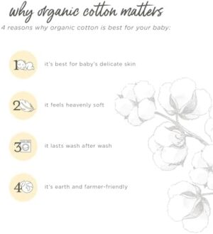 Burt's Bees Baby Newborn Essentials Reversible Quilt Blanket, 100% Organic Cotton Crib Blanket, 30 x 40 Inch - Image 5