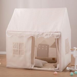 Children's Play Tent Indoor Children's Play Tent Boys Girls Princess Toys Small House Outdoor Toddler Playhouse Castle,with a String of Starlights - Image 5