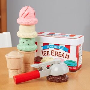 Melissa & Doug Scoop and Stack Ice Cream Cone Magnetic Pretend Play Set, Multicolor - FSC Certified - Image 9