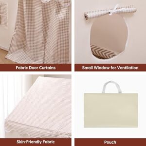 Children's Play Tent Indoor Children's Play Tent Boys Girls Princess Toys Small House Outdoor Toddler Playhouse Castle,with a String of Starlights - Image 4