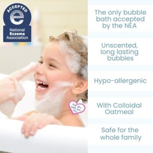 TruKid Bubble Podz Bubble Bath for Baby & Kids, NEA-Accepted for Eczema, Gentle Refreshing Colloidal Oatmeal Bath Bomb for Sensitive Skin, pH Balance 7 for Eye Sensitivity, Unscented (24 Podz) - Image 5
