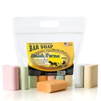 Amish Farms Soap Bar with All Natural Bentonite Clay | Made in USA, Vegan Moisturizing for Sensitive Skin | Women & Mens Face & Body Bath Soap for Shower | Clean Scent | 5 Ounce Each (5 Bars)