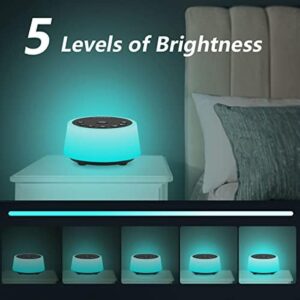 Color Noise Sound Machines with 10 Colors Night Light 25 Soothing Sounds and Sleep White Noise Machine 32 Volume Levels 5 Timers Adjustable Brightness Memory Function for Adults Kids Baby - Image 8