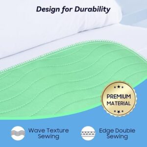 4 Pack 36” x 36” Extra Heavy Absorbency Washable Underpads, Waterproof Quick Drying Nursing Pads Incontinence Bed Pads, Reusable Washable Pee Pads for Dogs, Diaper Changing & Adults - Image 5