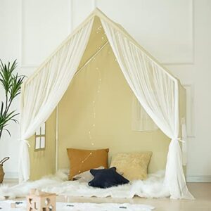 Kids Play Tent, Princess Playhouse Tent Indoor Play House Kids Castle for Girls Boys, Large Play Cottage Toys Gift