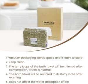 SEMAXE 4-Pack Luxury Bath Towels for Bathroom, 100% Cotton, Soft, Absorbent, and Quick-Drying, 55"x27", Grey, Perfect for Hotels, Gyms, and Spas - Image 5