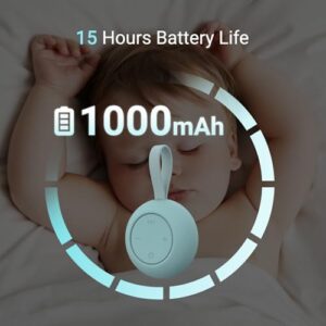 White Noise Machine - Sleep Sound Machine for Baby and Kids,12 Soothing Sounds, 15 Hours of Ultralong Battery Life,Noise Canceling for Break & Sleeping, Sound Therapy for Home, Travel.Slate - Image 2