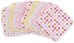 Spasilk Baby 10 Pack Soft Terry Bath Washcloth Wipes - Image 6