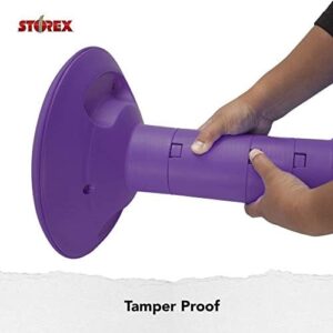 Storex Wiggle Stool – Active Flexible Seating for Classroom and Home Study, Adjustable 12-18 Inch Height, Violet (00307U01C) - Image 8