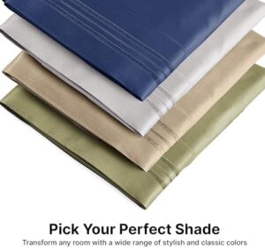 King Pillow Cases Set of 2 - Ultra Soft Hotel Quality Pillowcase Covers - Comfortable Cozy Bedding for Women, Men, Kids & Teens - Machine Washable Pillow Protectors - 2 Pieces Set - King Size White - Image 4