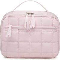 Bluboon Kids Girls Lunch Bag Insulated Lunch Box for school Corduroy Lunch Cooler Organizer School Kids Lunch Tote