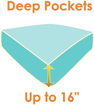 Elegant Comfort Luxury Soft 1500 Thread Count Egyptian 4-Piece Premium Hotel Quality Wrinkle Resistant Coziest Bedding Set, All Around Elastic Fitted Sheet, Deep Pocket up to 16inch, Queen, White - Image 4