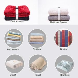 2PCS Bed Sheet Organizer Bands, Bed Sheet Straps Organizer and Storage Keepers, Elastic Adjustable Straps for Bedding, Sheets Organizer for Closet, Sheet Keeper Bedding Band (6.6FT) - Image 7