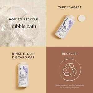 The Honest Company Foaming Bubble Bath | Gentle for Baby | Naturally Derived, Tear-free, Hypoallergenic | Lavender Calm, 12 fl oz - Image 8