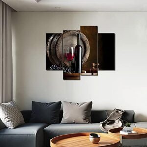 Wine Wall Art for Dining Room Wine Bar Canvas Wall Decor Painting Kitchen Pictures Print On Canvas Food Picture for Home Modern Decoration - Image 5