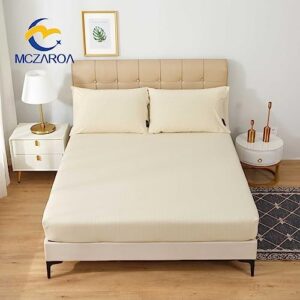 Grounding Sheets King Size Organic Cotton 90% Silver 10% – Silver Fiber Infused Conductive Bedding for Improved Sleep & Wellness (White, King - 76"x80"x15") - Image 3