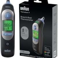 Braun ThermoScan 7 Digital Ear Thermometer, Age-Adjusted Fever Guidance, Baby and Infant Friendly, No. 1 Brand Recommended by Pediatricians, FSA and HSA Eligible