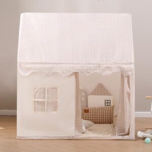 Children's Play Tent Indoor Children's Play Tent Boys Girls Princess Toys Small House Outdoor Toddler Playhouse Castle,with a String of Starlights - Image 2